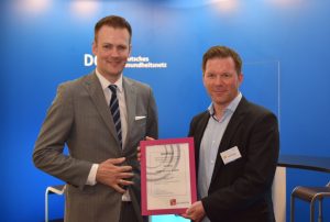 Zertifikatsübergabe eArztbrief-Audit