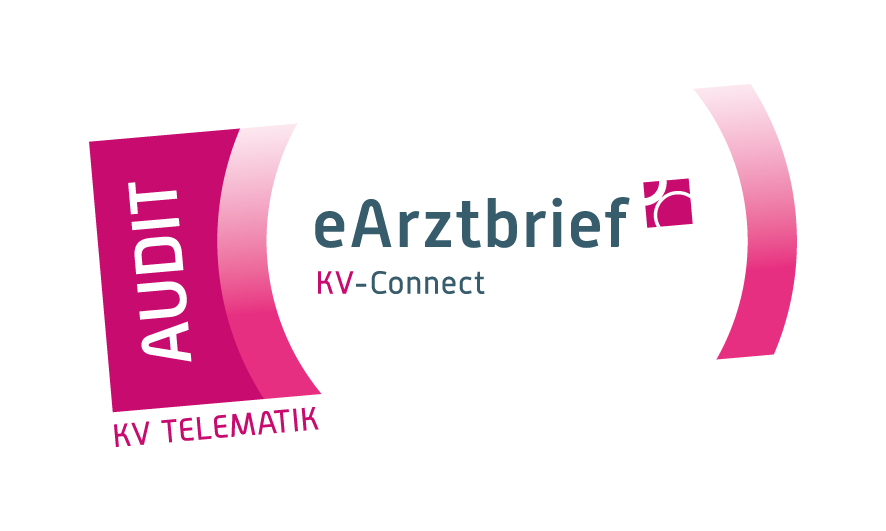 Logo Audit eArztbrief mit KV-Connect