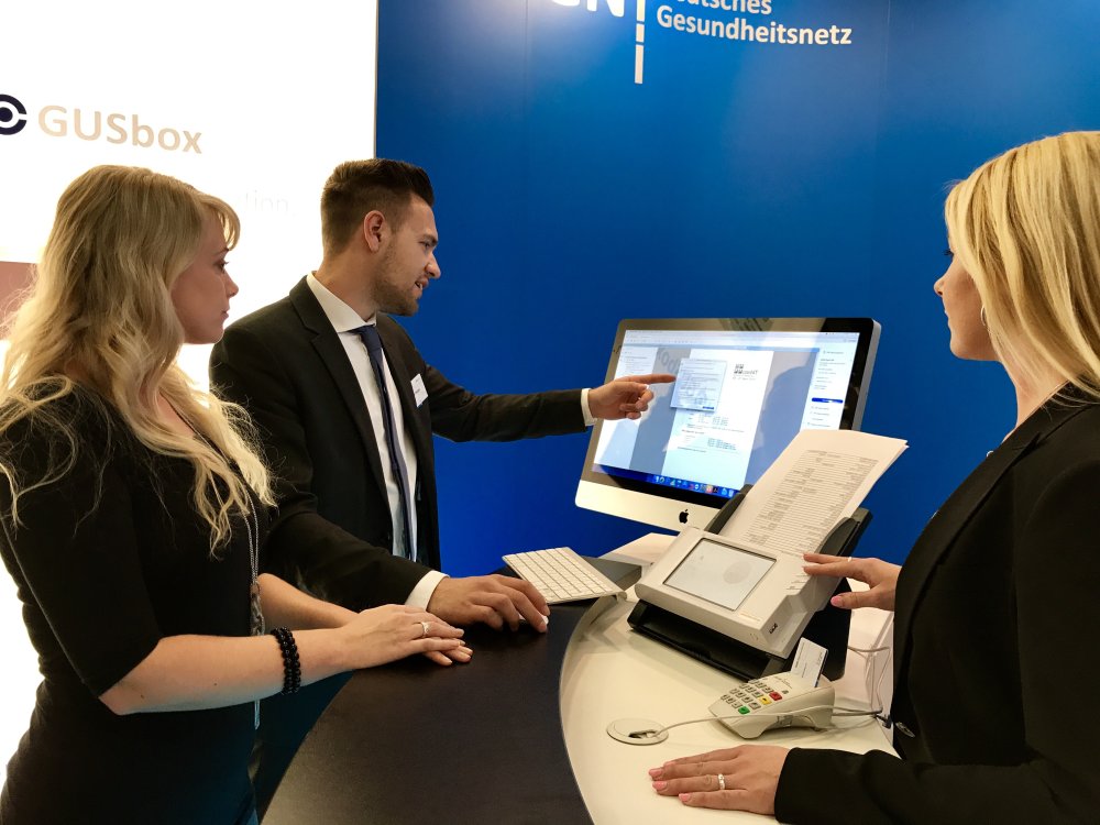 Auf der conhIT stellt das DGN seinen neuen Scanner mit integriertem Zeitstempeldienst vor Auf der conhIT stellt das DGN seinen neuen Scanner mit integriertem Zeitstempeldienst vor
