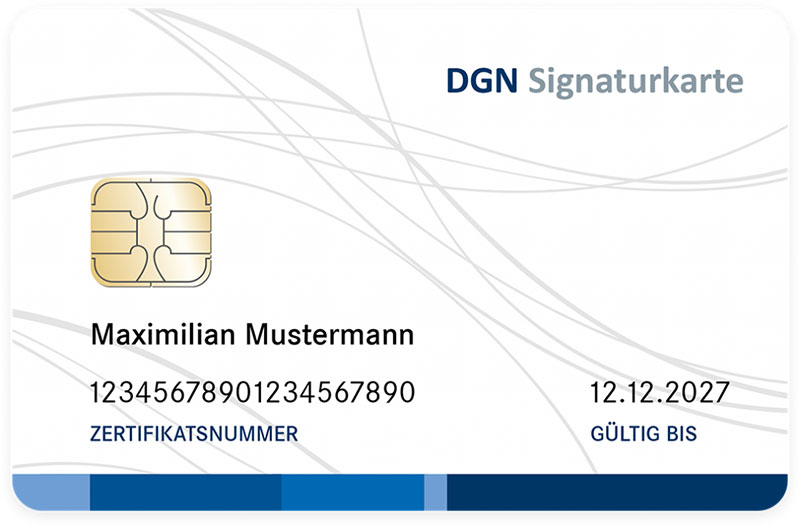 eVergabe mit DGN - Ihre Signaturlösung für die elektronische Vergabe - DGN  Signaturkarte